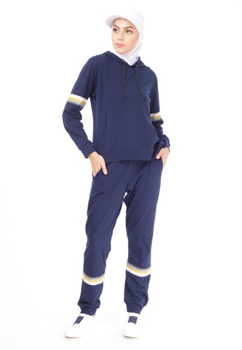 Jual Attiqa Active Sporty Go H Navy Atasan Bawahan 