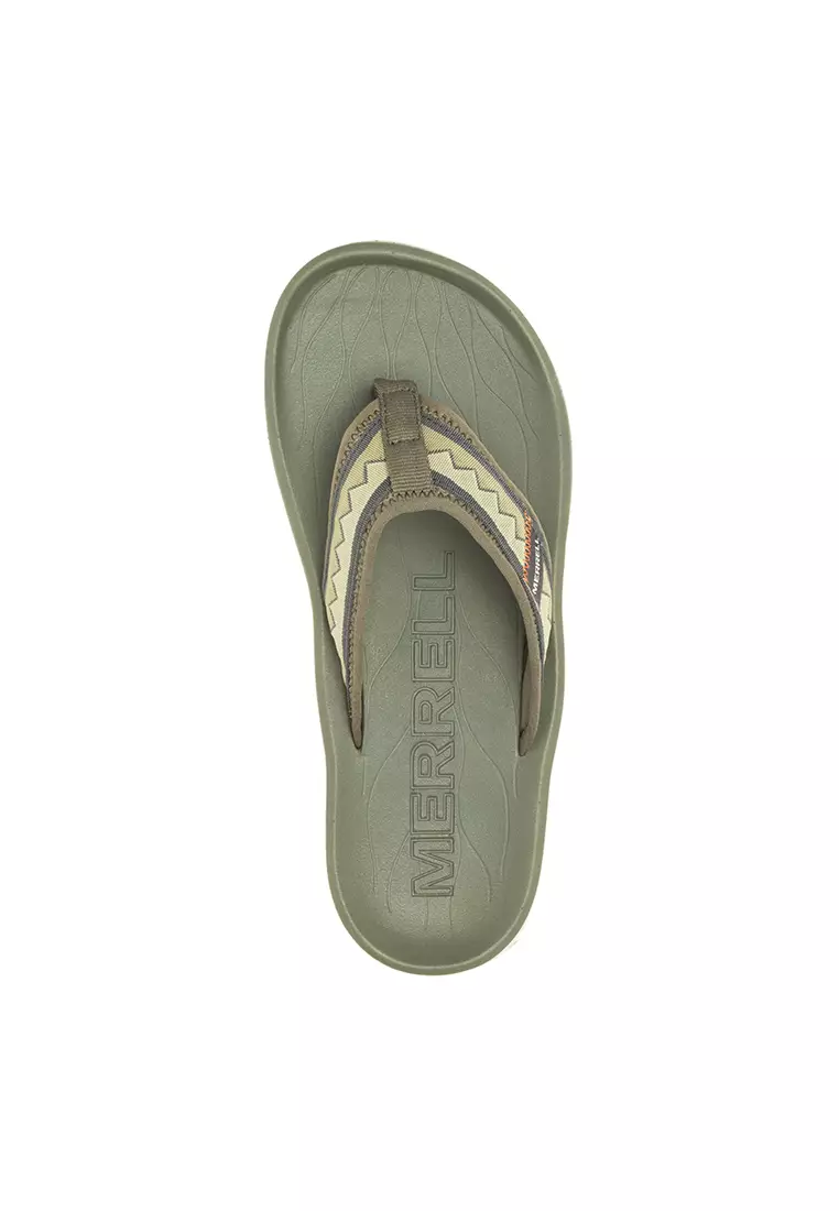 Buy Merrell Hut Ultra Flip Olive Men's Sandals Water 2025 Online