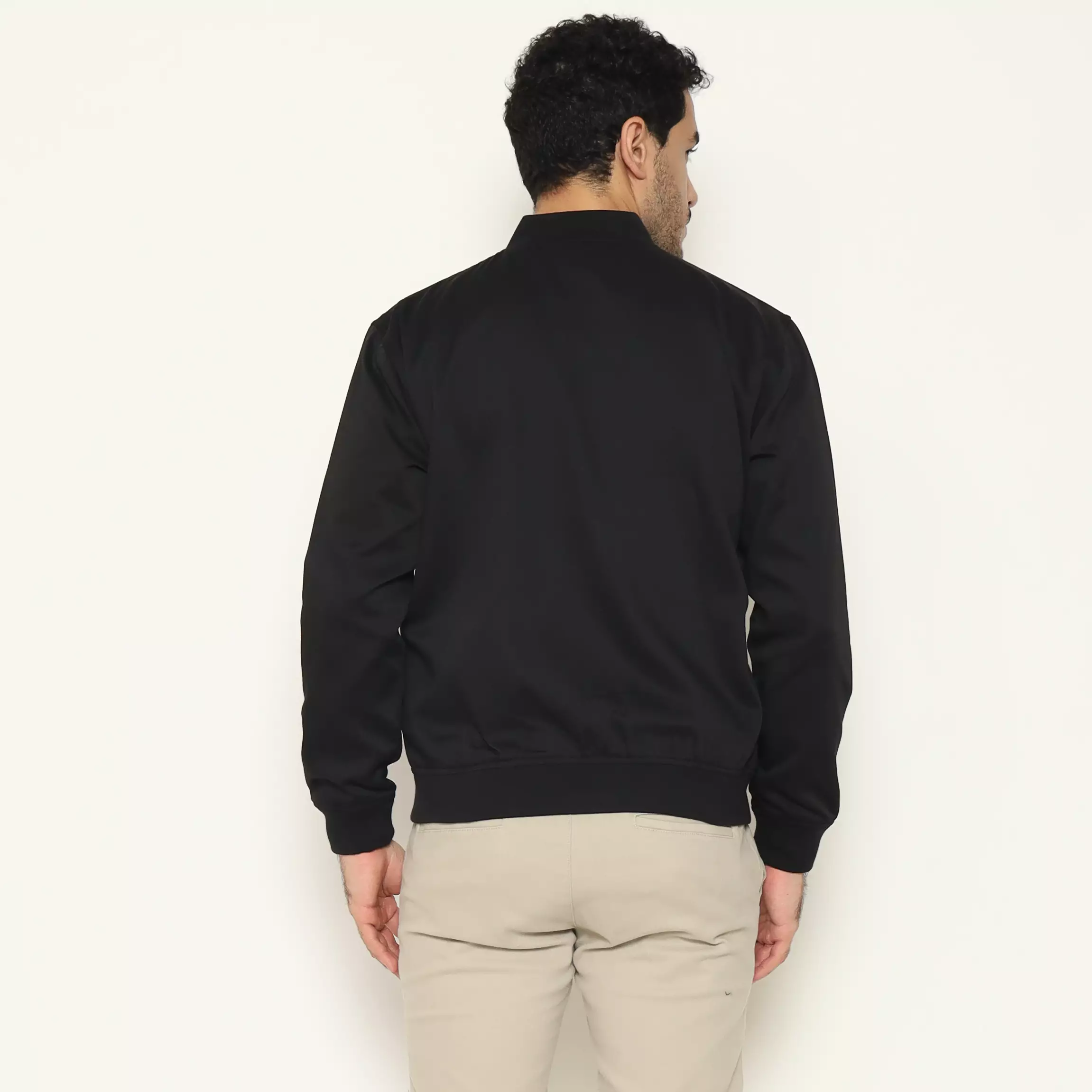 AMK Jacket Pria Bomber JC Moritz L/S Black
