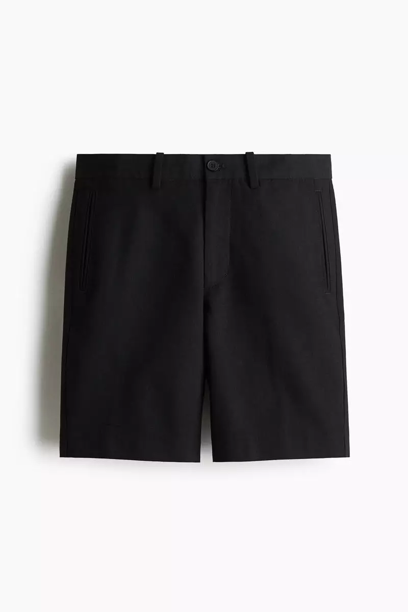 Regular Fit Lyocell-blend chino shorts