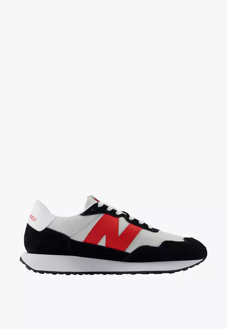 Discount on New Balance  shoes - SKU: 237 Men's Sneakers Shoes - Black/Red