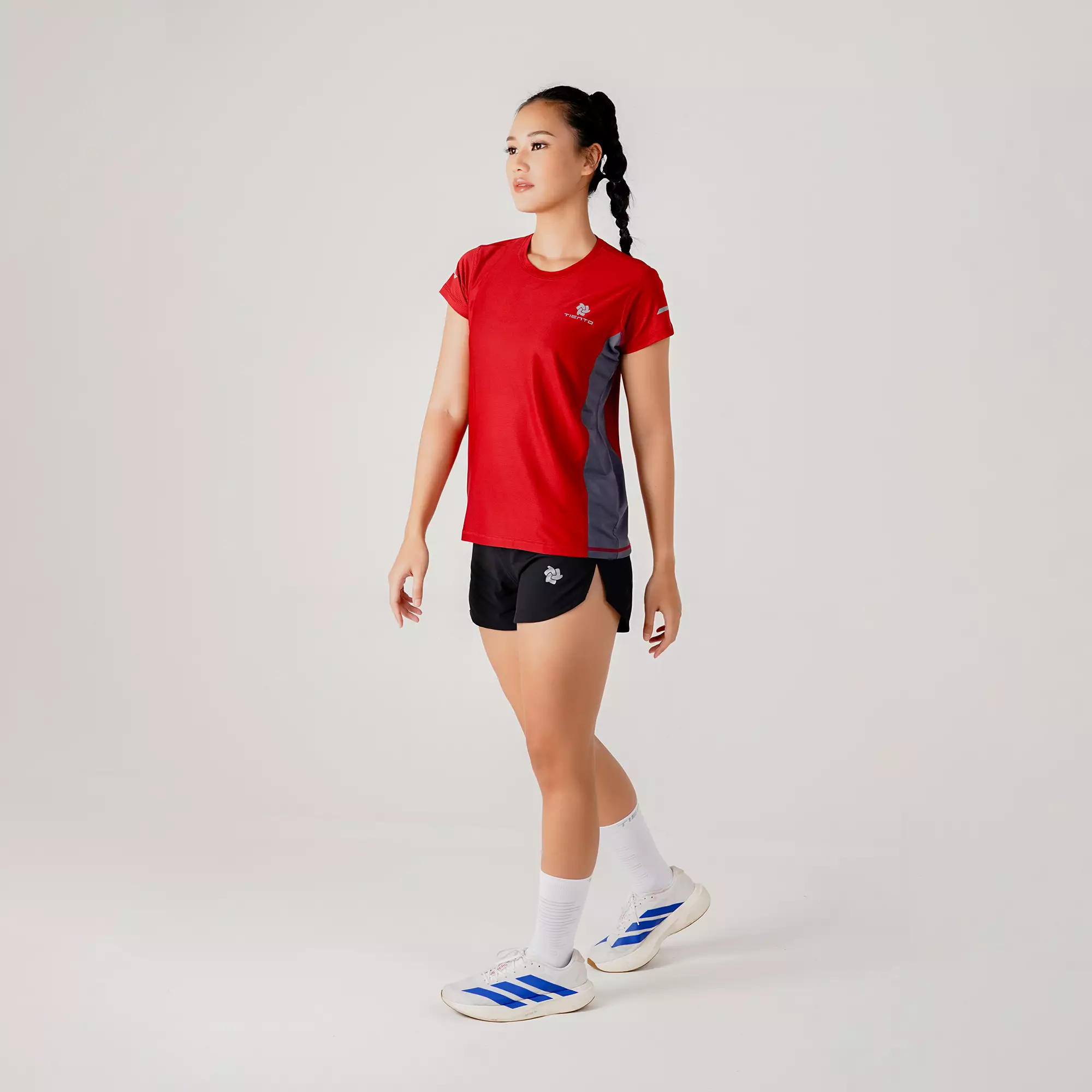 Tiento Kaos Olahraga Lari Baju Running Gym Dry Fit X-Lite Neo Wanita