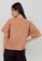 Julia Owers brown Baju Blouse Wanita AYAKO - Coklat muda 35CE6AAB16E410GS_2