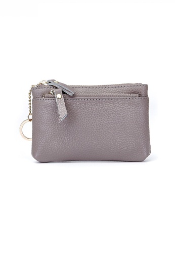 Full Grain Leather Multi Purpose Zip Pouch JW AN-8622