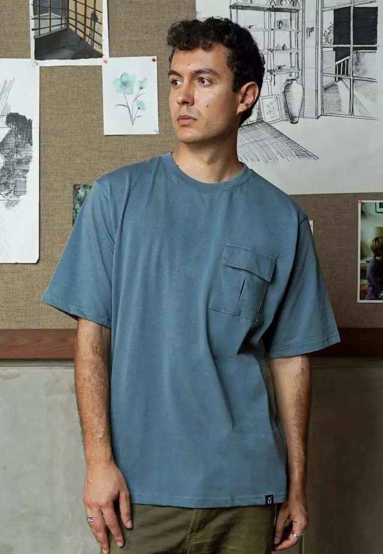 MATSUDA Kaos Oversize 20s Pocket T shirt Okazaki