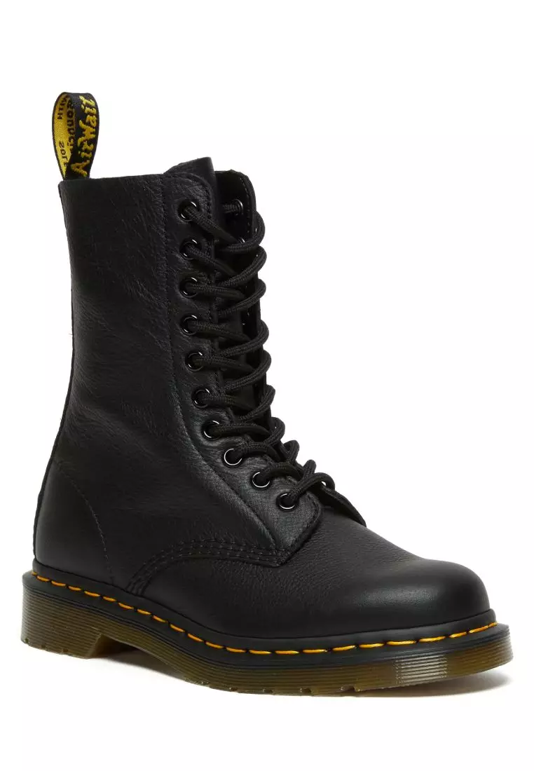 Buy Dr. Martens 1490 VIRGINIA LEATHER HIGH BOOTS 2023 Online | ZALORA ...