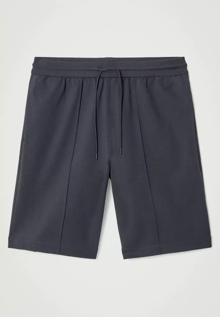 Drawstring Jersey Track Shorts