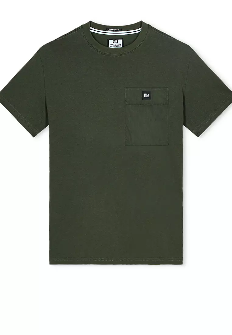 MENS BLACK FOREST STINIVA PARACHUTE POCKET TEE