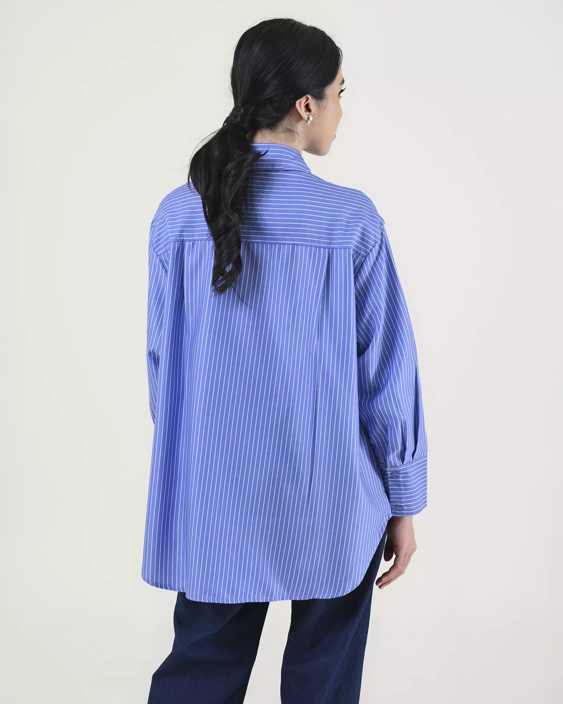 Geulis.id PIPER SHIRT - Stripesblue