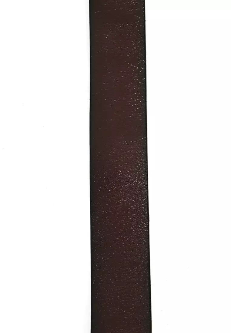 Fern Tali Ikat Pinggang Wanita Korean Fashion Material Kulit Leather ORIGINAL - Brown