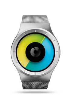 Celeste Chrome Colored Watch