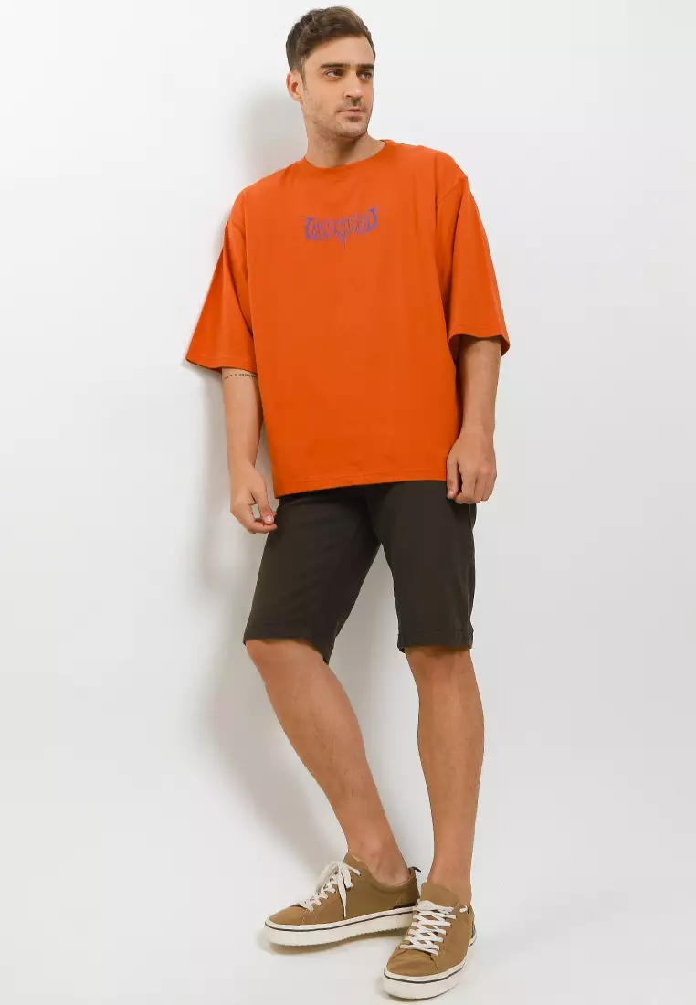 Ossu Oversize Tshirt Logo Metal font Handwriting