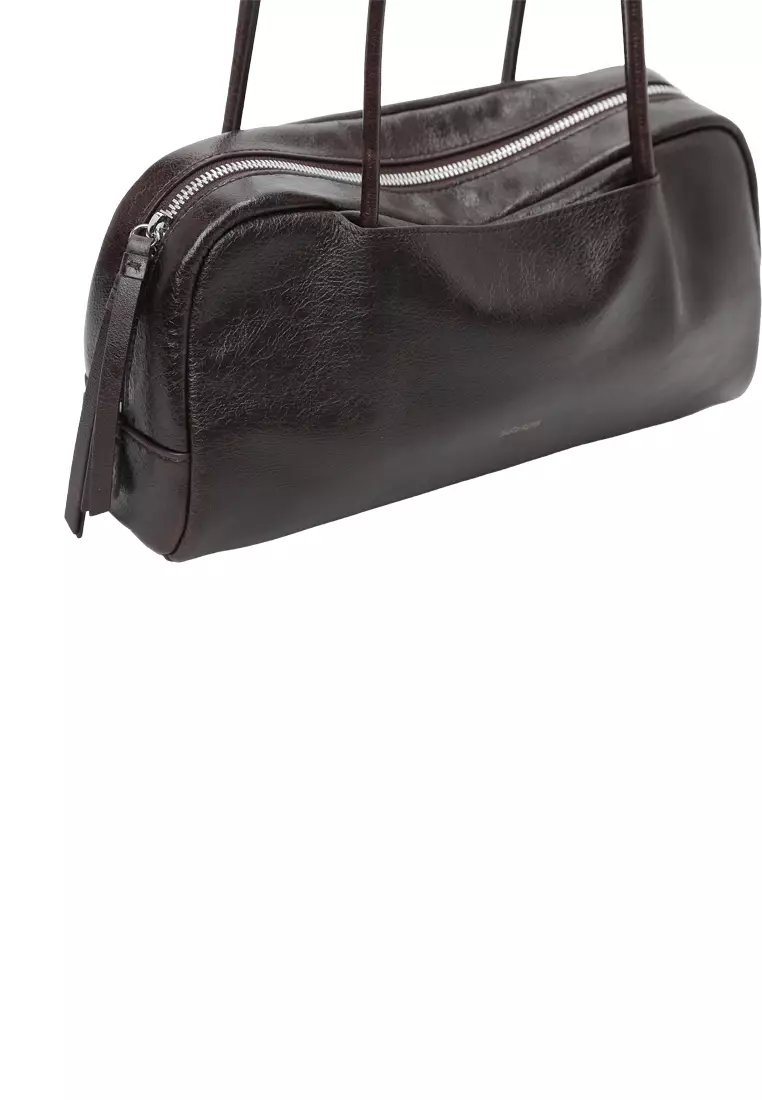 TONA Pocket East West Boston Bag - Distressed Cacao