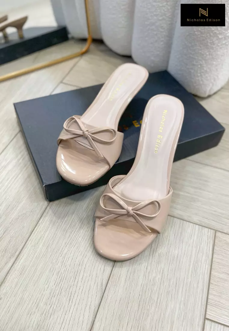 Nicholas Edison Heel Yuza Beige