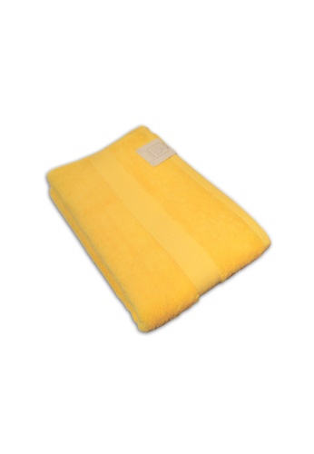 Jean Perry yellow Jean Perry Hollywood Series 100% Cotton Bath Towel - Daffodil 34124HLAC79127GS_1