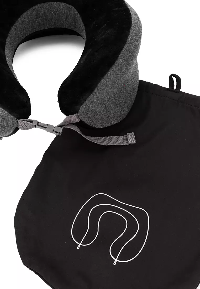 Full Comfort Travel Neck Pillow Black