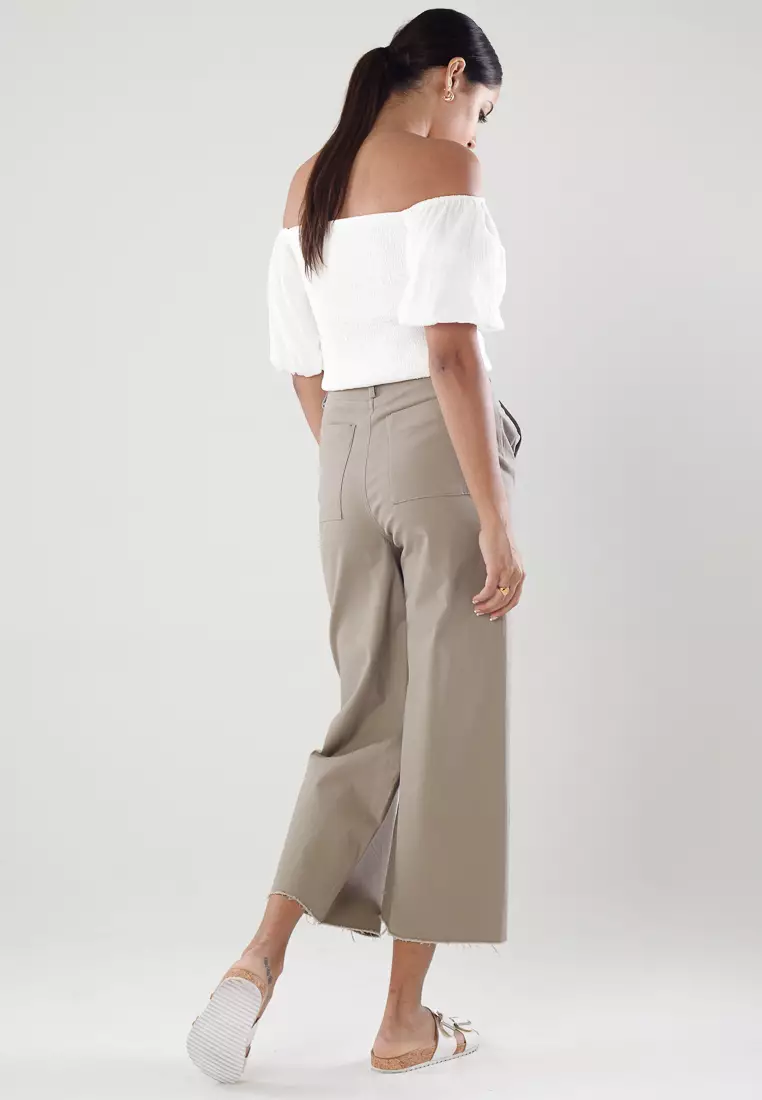 Off-Shoulder Smocked Top