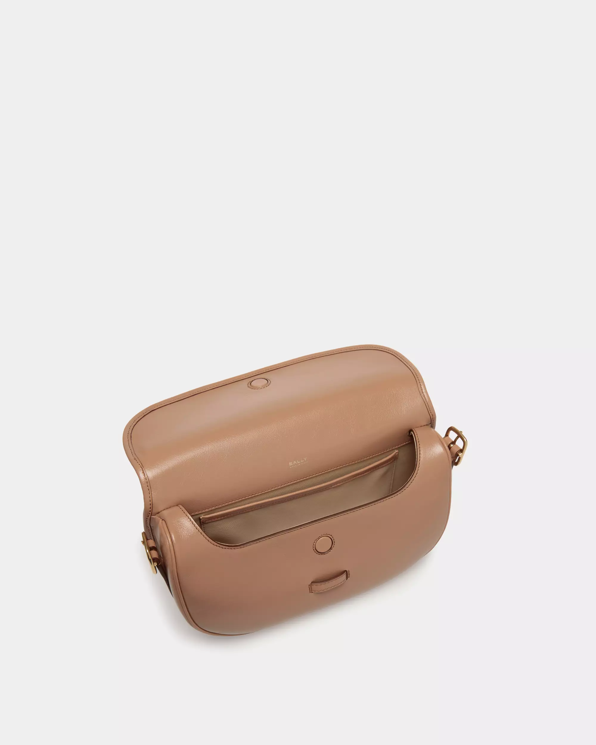 Beckett Crossbody Bag in Praline Leather -  Beige