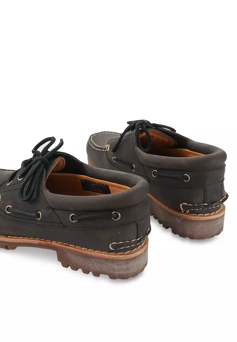 Timberland black loafers sales