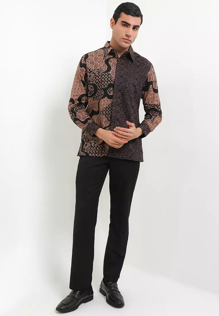 Kemeja Body Fit Batik Tambal 2