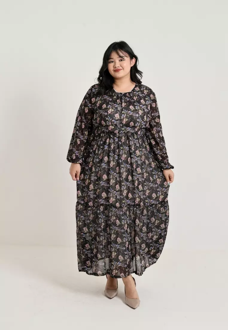 Plus Size Elora Dress Black