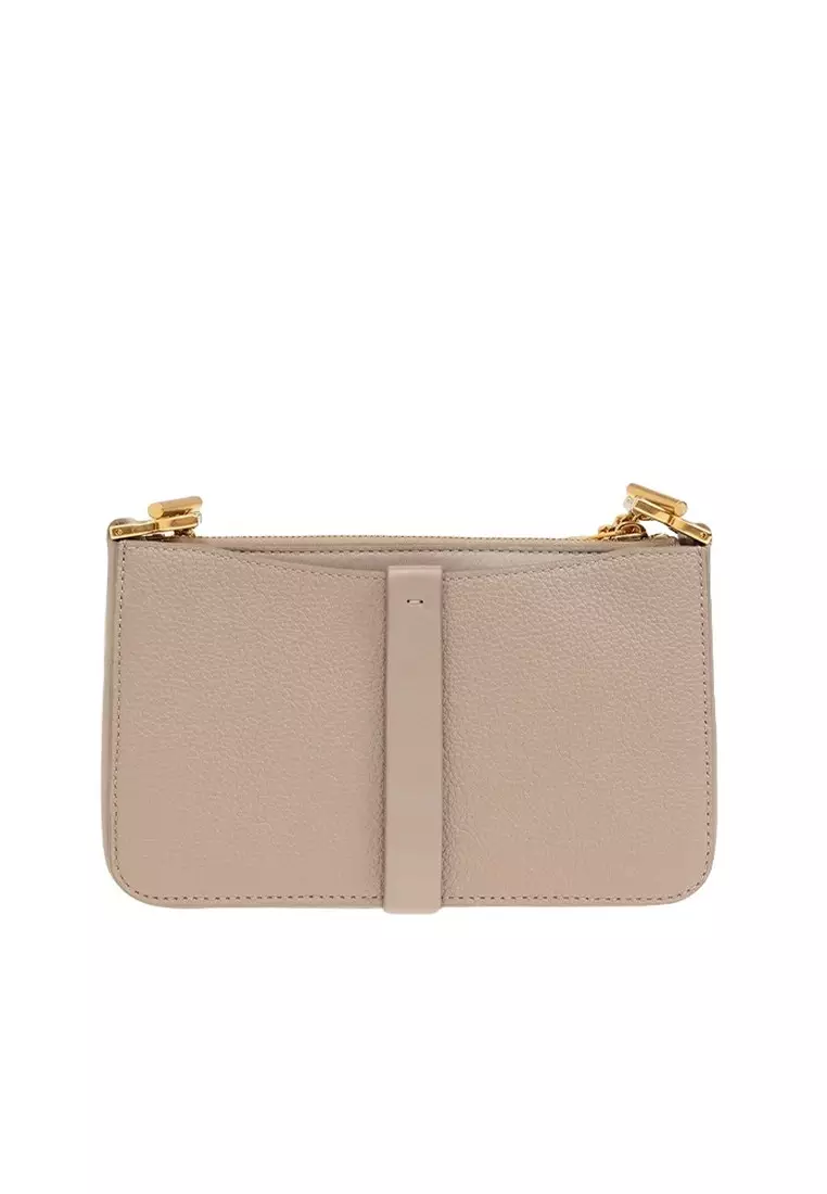 Marcie Pouch Crossbody Bag in Motty Grey