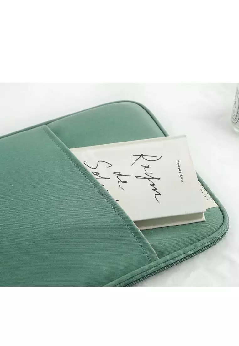 Buy Stitches & Tweed Sage Green Laptop Bag Notebook Sleeve Carrier 2023
