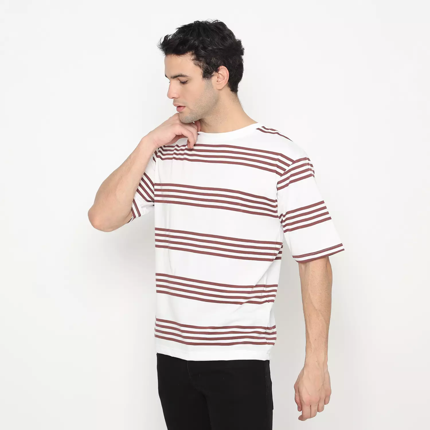 MATSUDA Kaos Oversize 20s Stripe Heavyweight T shirt Nankoku
