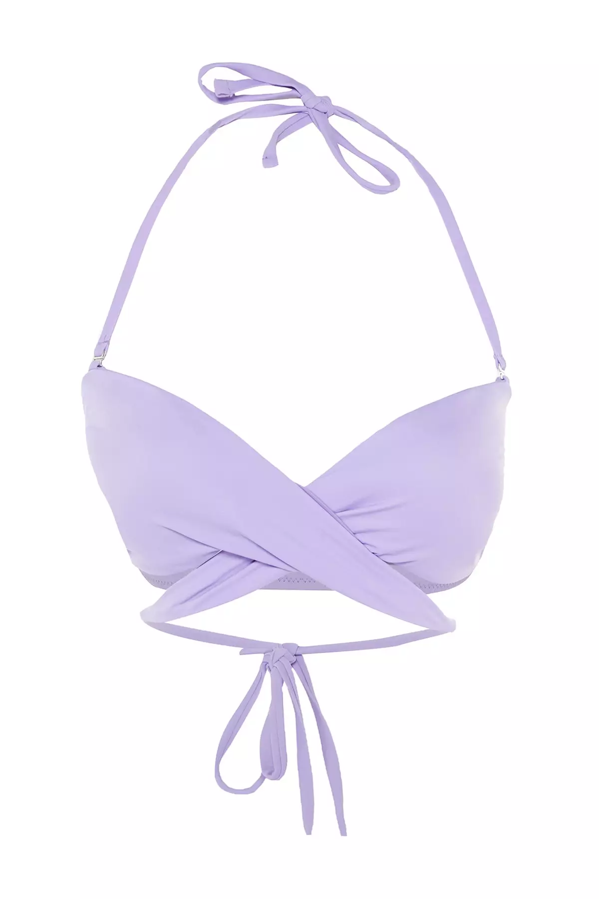 Trendyol Lilac Bralette Tie Bikini Top 2024