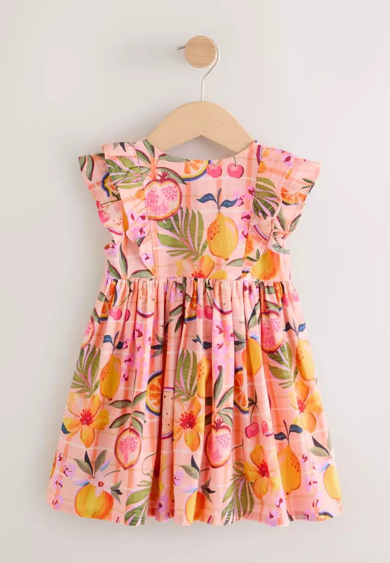 Double Ruffle Sleeve Dress