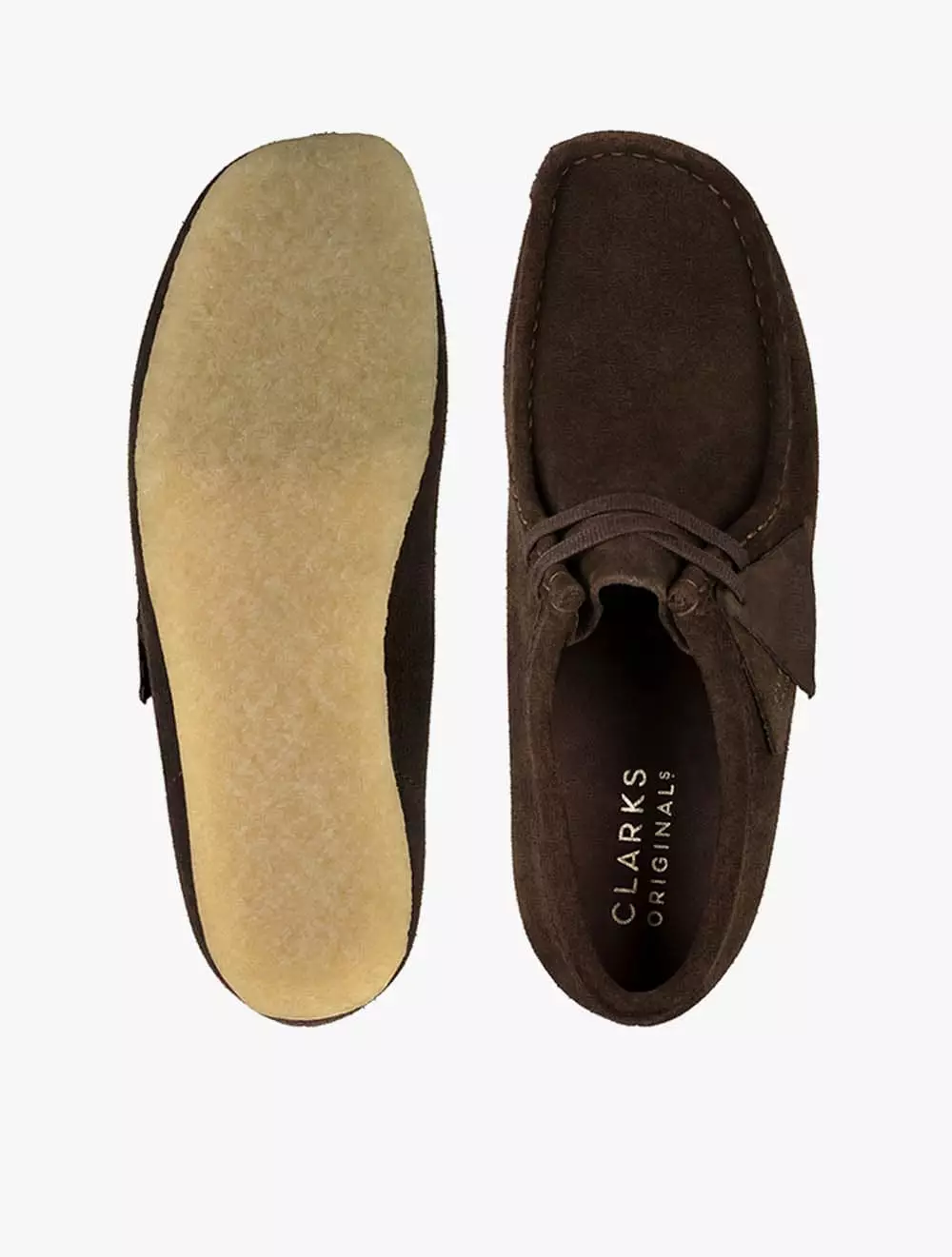 Clarks Wallabee Men's Loafers- Dark Brown Suede