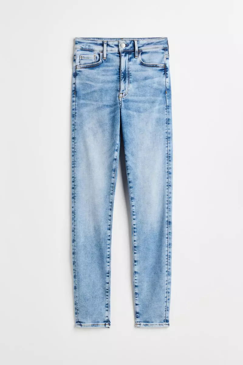 H&M+ Flared Ultra High Jeans - Denim blue - Ladies