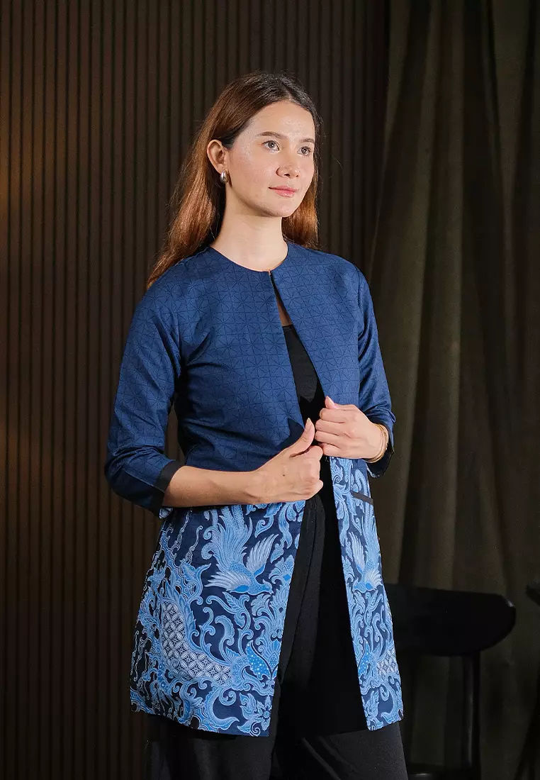 Hadinata Batik Wanita Outer Furing Superfine Dineya Davanka