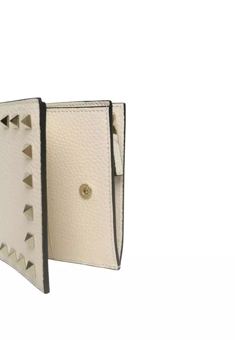 Grain Calfskin Leather Wallet