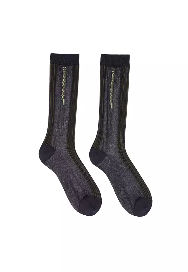 Blended Patchwork Crew Socks