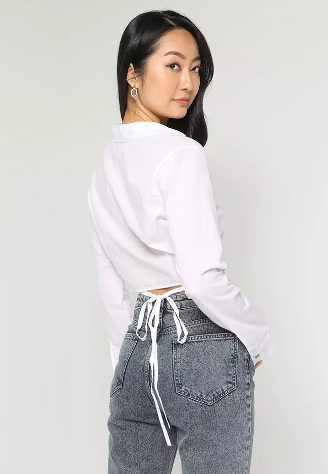 Buy Hollister Wrap Around Shirt 2024 Online ZALORA Singapore
