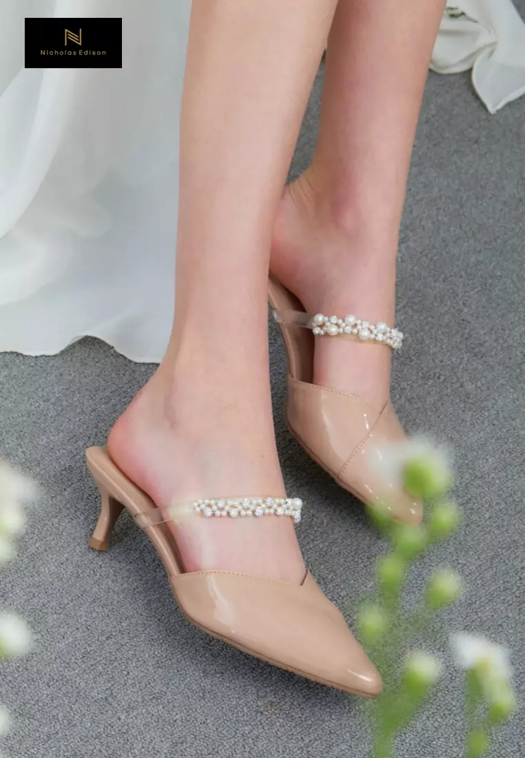 Nicholas Edison Heel Dira Beige