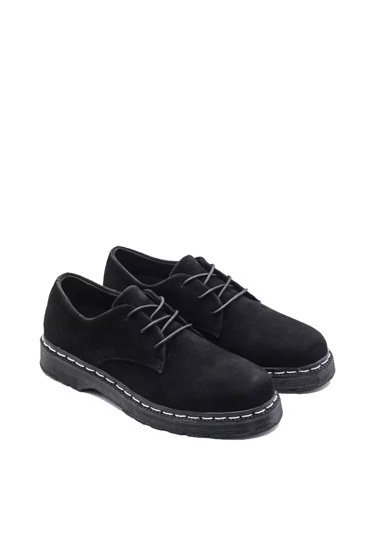 Lvnatica Grealish Suede Black Formal Shoes