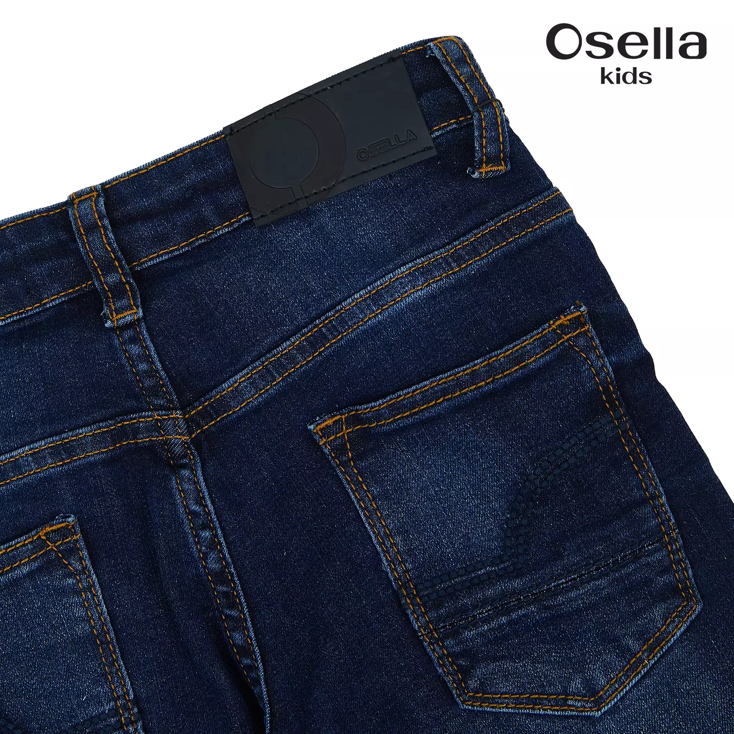 Osella Ollie Denim Long Pants Dark Washed 128O5002A3 | Celana Denim Panjang Anak Laki Laki