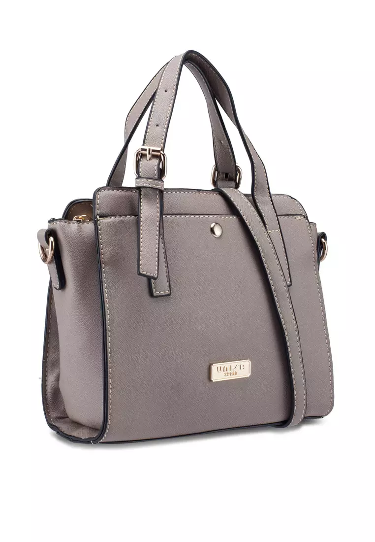 Saffiano Convertible Satchel