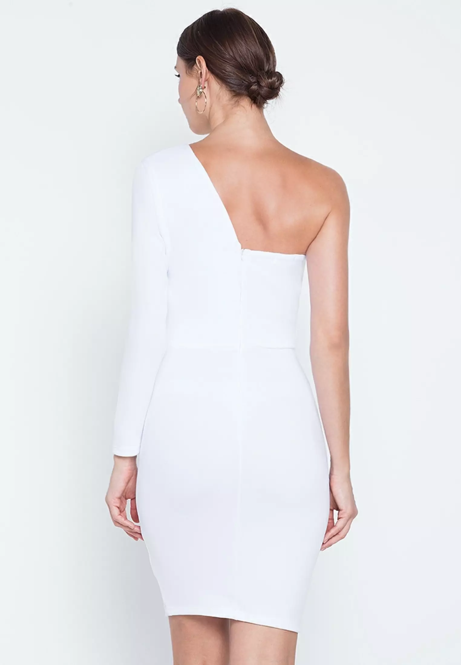 Boss Vibes Half Shoulder Mini Dress