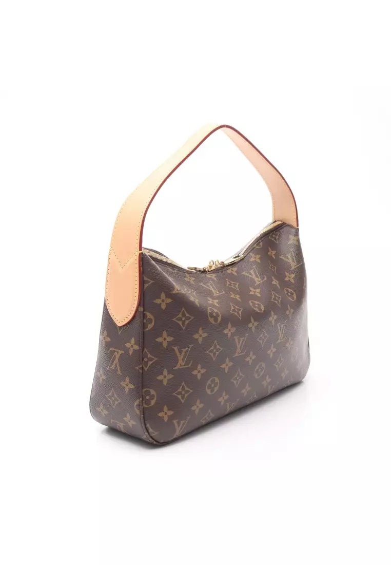 Pre-Loved Louis Vuitton Slouchy PM monogram one shoulder bag PVC leather Brown