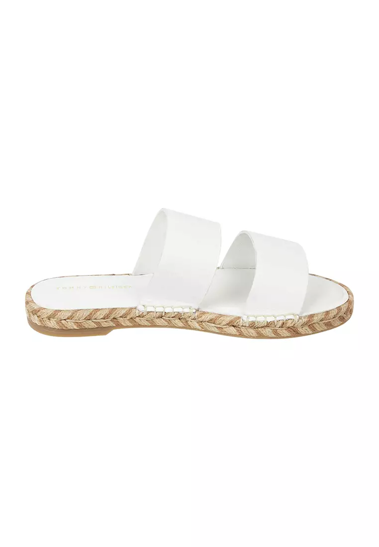 Discount on Tommy Hilfiger  shoes - SKU: Women's Leather Flat Espadrille Sandals