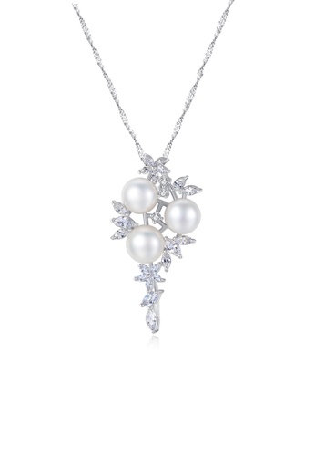 Fortress Hill white Premium White Pearl Elegant Necklace EB559AC94BBEA7GS_1