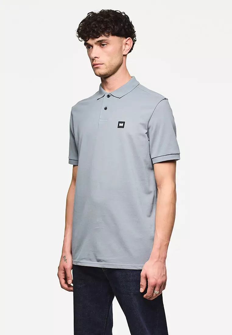 MENS PORPOISE CANEIROS BADGE POLO