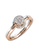Her Jewellery silver Her Jewellery Duo Bond Ring with Premium Grade Crystals from Austria EAC5AAC8BDED21GS_3