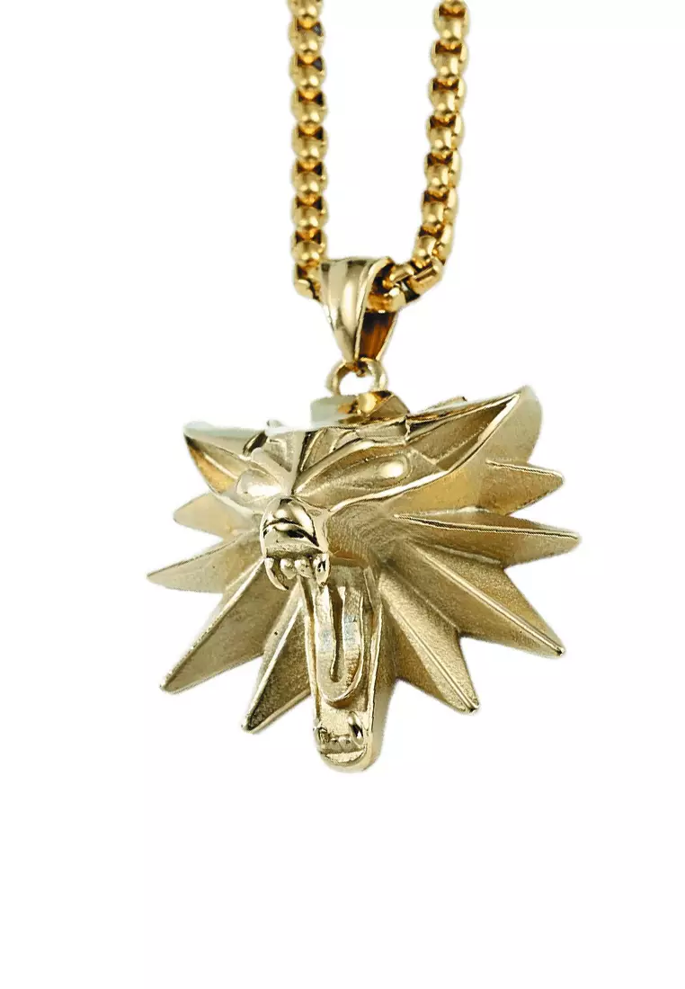 Witcher 3 wolf pendant sale