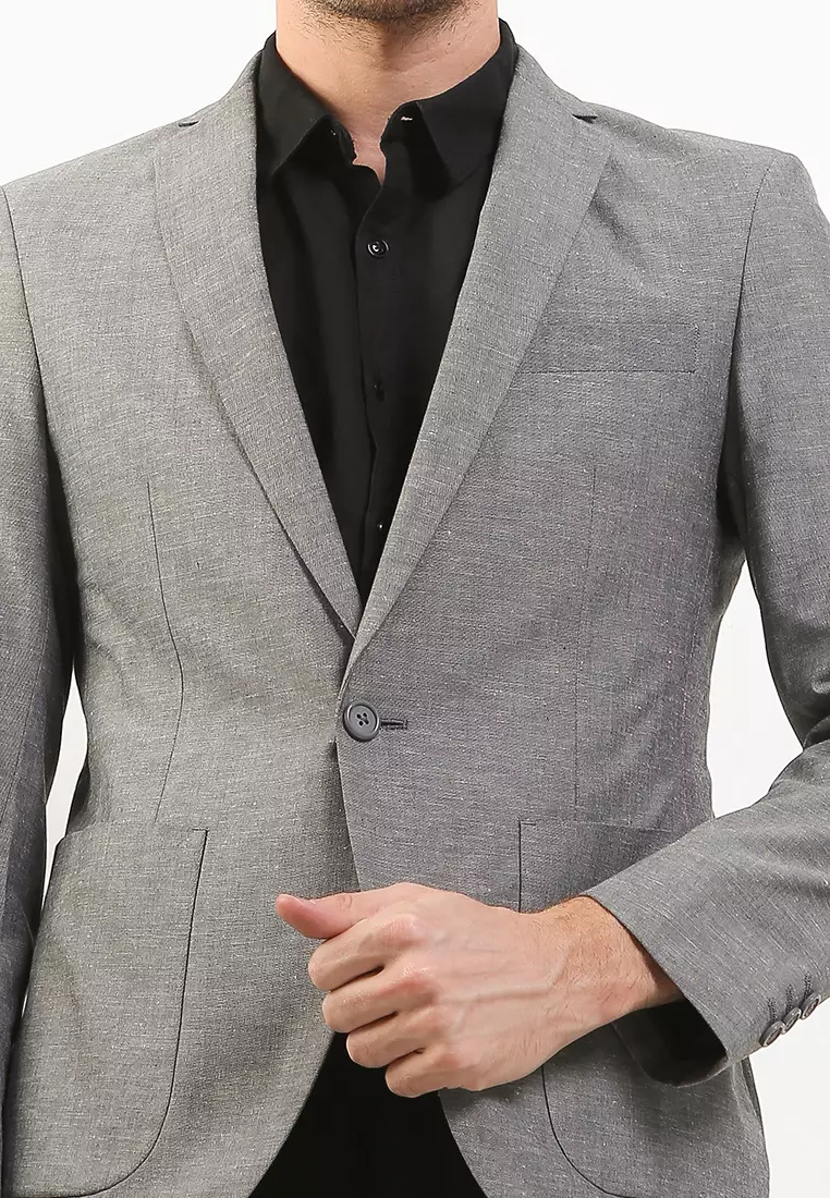 Cf Office Wear Blazer Standard Notch Lapel