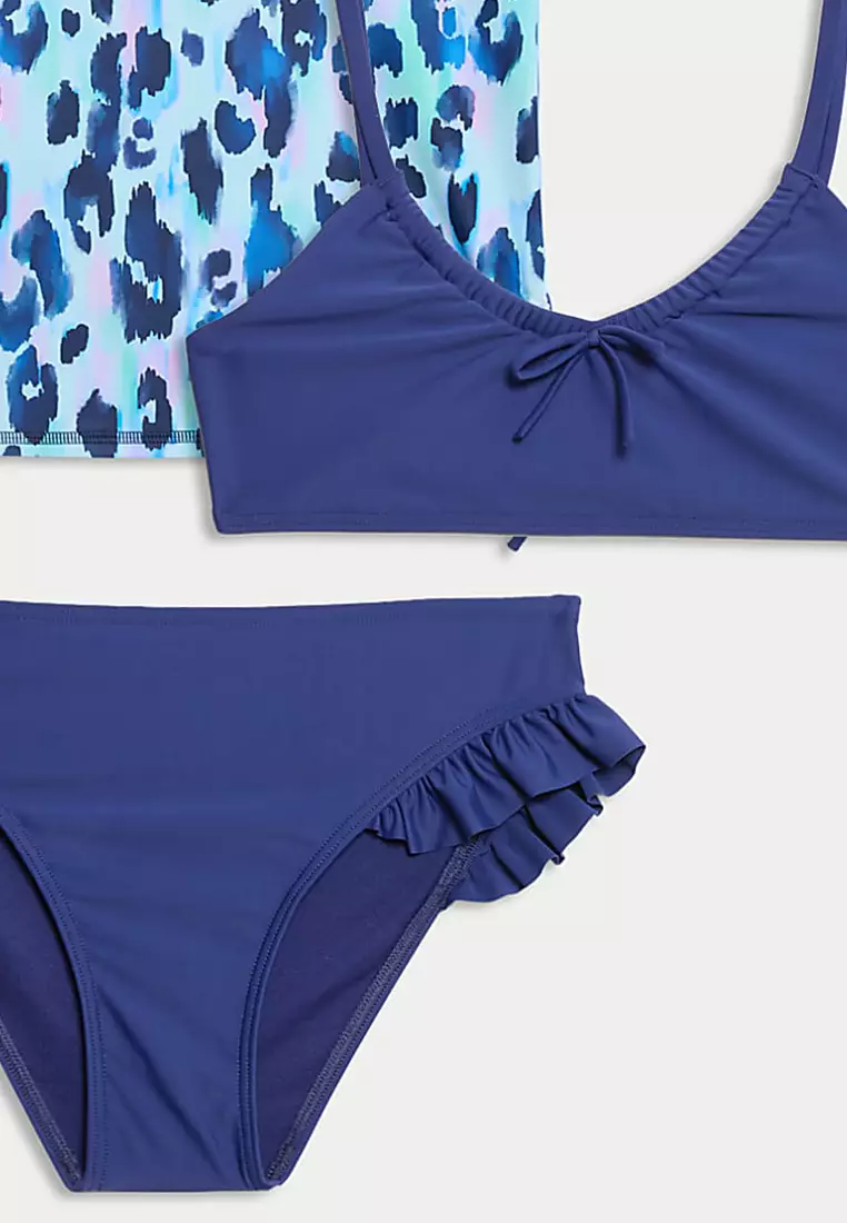 3Pc Animal Print Swim Set