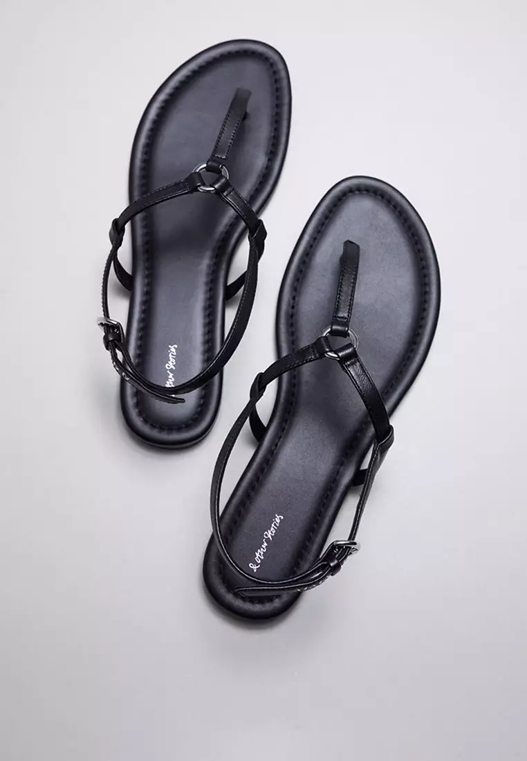 T-Bar Leather Sandals